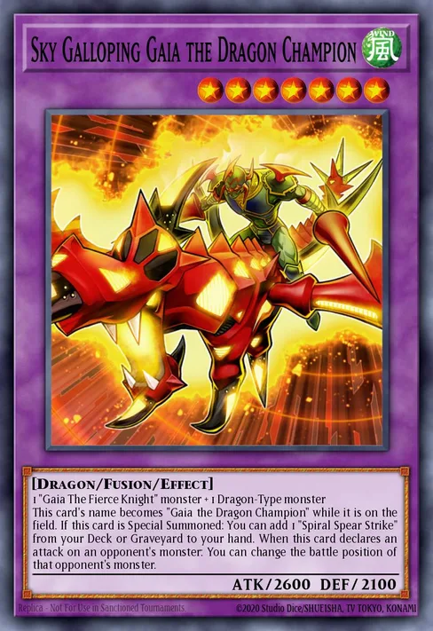Sky Galloping Gaia the Dragon Champion, Millennium Pack #MIL1-EN010
