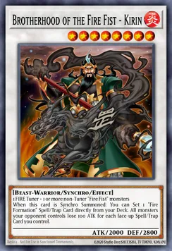 Brotherhood of the Fire Fist - Kirin