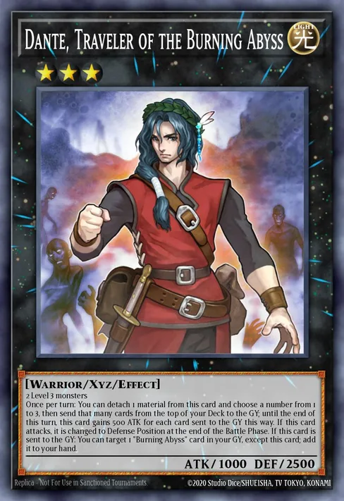 Dante, Traveler of the Burning Abyss, 2015 Mega-Tin Mega Pack #MP15-EN121