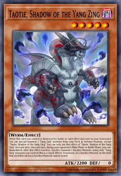 Taotie, Shadow of the Yang Zing
