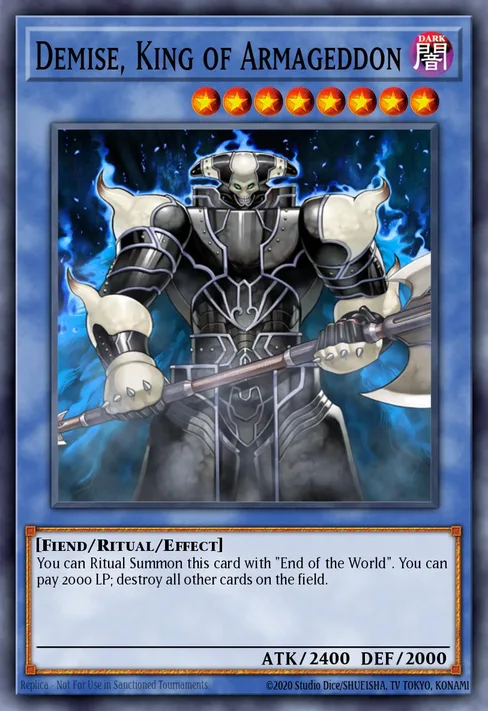 Demise, King of Armageddon, 2018 Mega-Tin Mega Pack #MP18-EN232