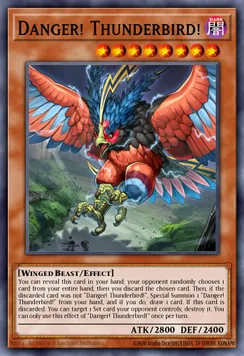 Danger! Thunderbird!