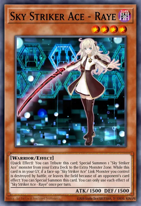 Sky Striker Ace - Raye, 2019 Gold Sarcophagus Tin Mega Pack #MP19-EN259