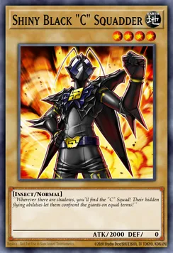Shiny Black "C" Squadder