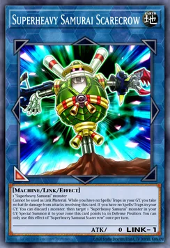Superheavy Samurai Scarecrow