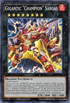 Gigantic "Champion" Sargas