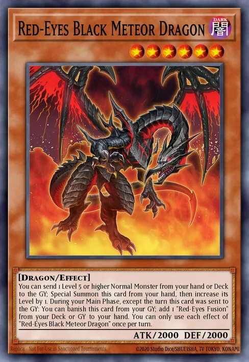 Red-Eyes Black Meteor Dragon, 25th Anniversary Tin: Dueling Mirrors #MP24-EN107