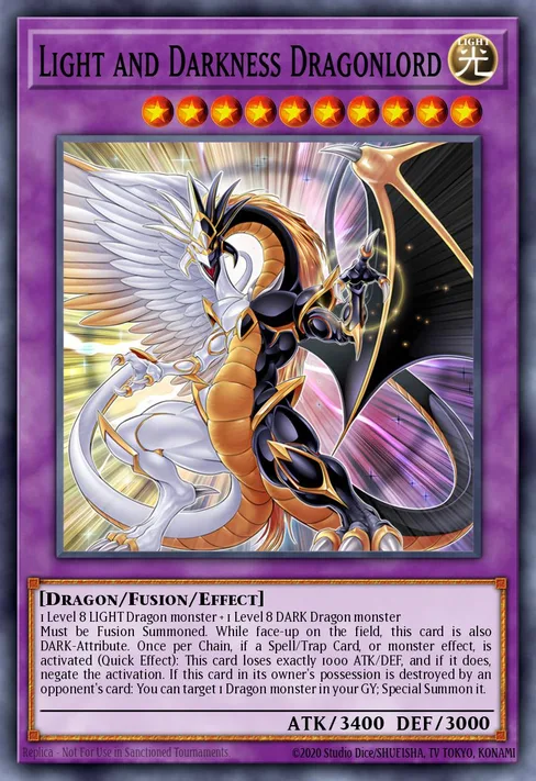 Light and Darkness Dragonlord, 2025 Mega-Pack Tin #MP25-EN009