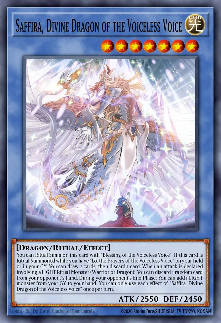 Saffira, Divine Dragon of the Voiceless Voice