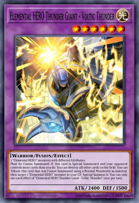 Elemental HERO Thunder Giant - Voltic Thunder, Maze of Muertos #MZMU-EN029