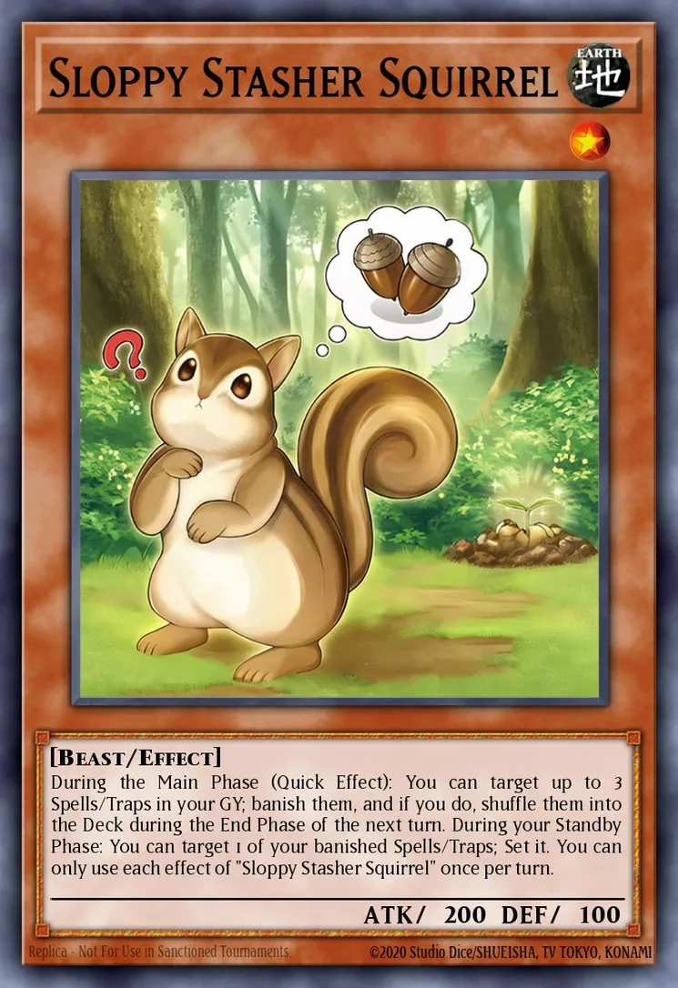 Sloppy Stasher Squirrel