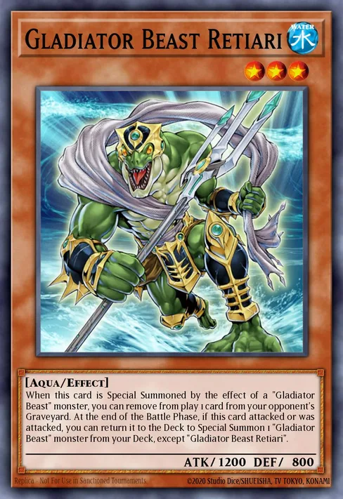 Gladiator Beast Retiari, Maze of the Master #MZTM-EN070