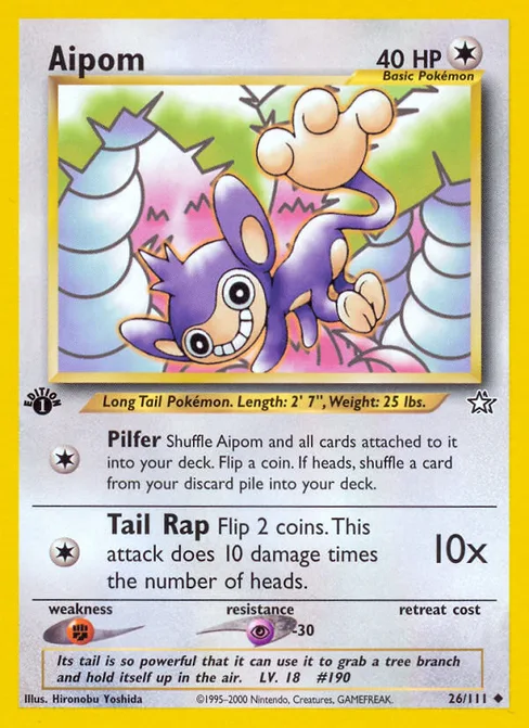 Aipom, Neo Genesis #26