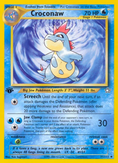 Croconaw, Neo Genesis #31