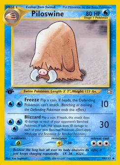 Piloswine, Normal