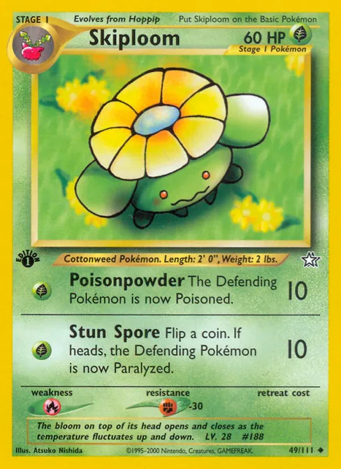 Skiploom, Neo Genesis #49