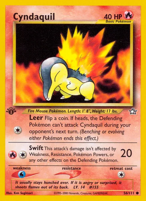 Cyndaquil, Neo Genesis #56