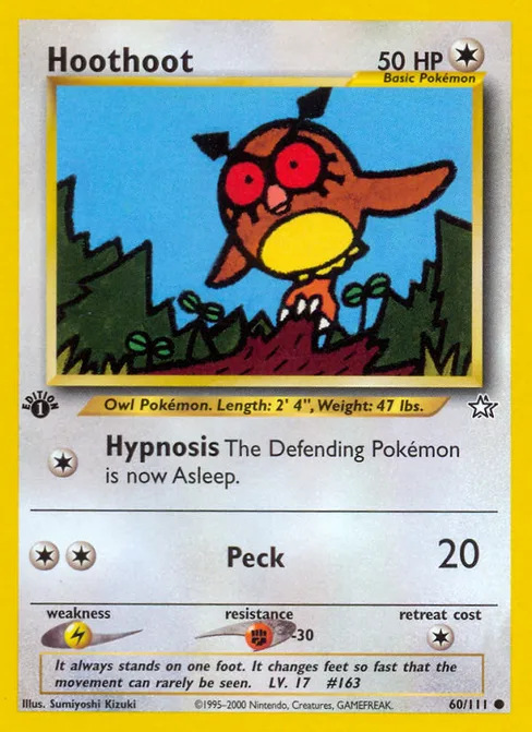 Hoothoot, Neo Genesis #60