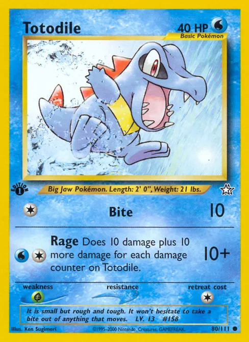 Totodile, Neo Genesis #80