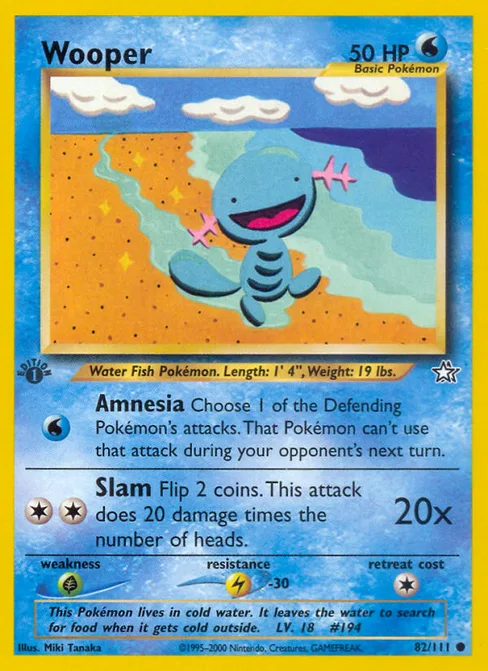 Wooper, Neo Genesis #82