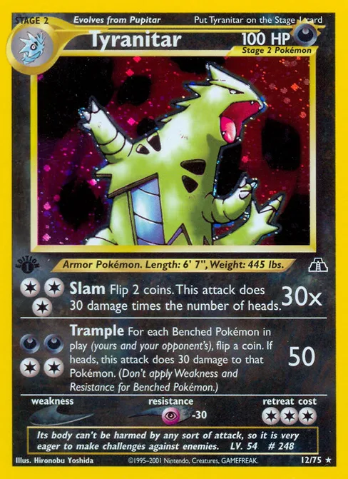 Tyranitar, Neo Discovery #12