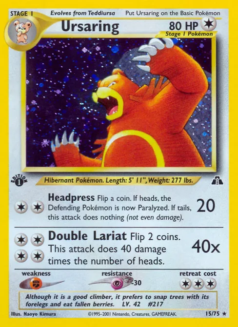 Ursaring, Neo Discovery #15