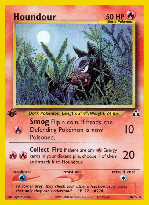 Houndour, Neo Discovery #24