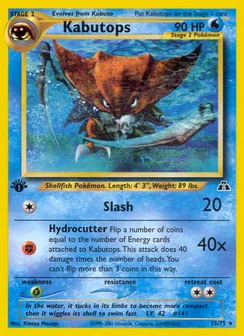 Kabutops, Normal