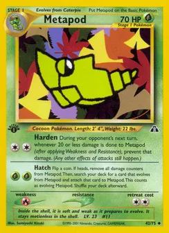 Metapod, Normal