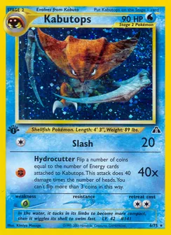 Kabutops, Holofoil