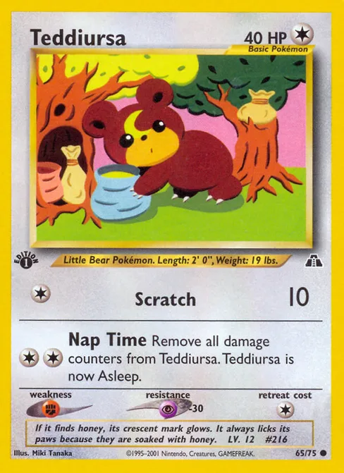 Teddiursa, Neo Discovery #65