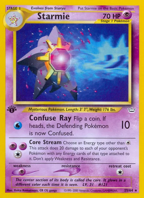 Starmie, Neo Revelation #25