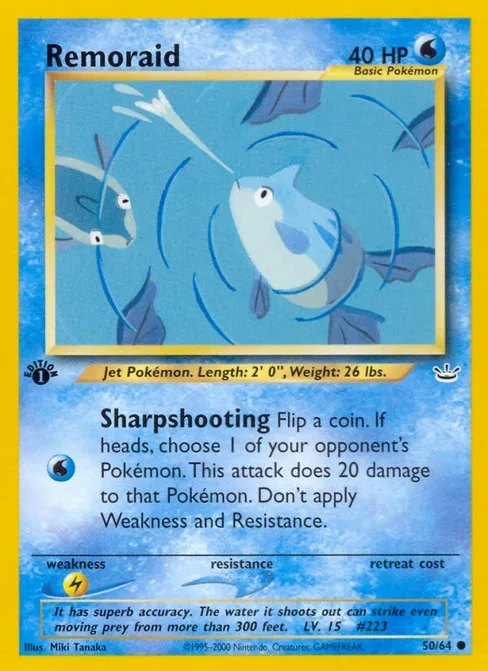 Remoraid, Neo Revelation #50