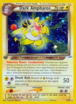 Dark Ampharos, Holofoil