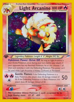 Light Arcanine, Holofoil