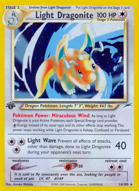 Light Dragonite, Neo Destiny #14