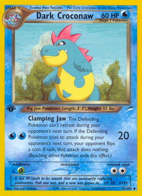 Dark Croconaw, Neo Destiny #32