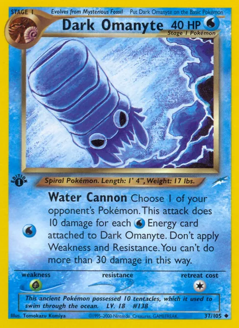 Dark Omanyte, Neo Destiny #37