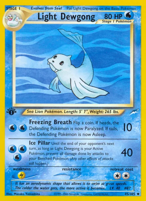 Light Dewgong, Neo Destiny #45