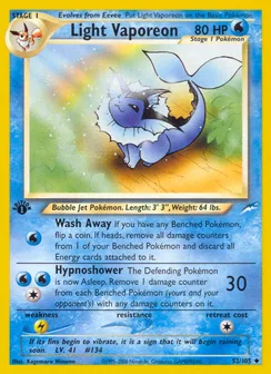 Light Vaporeon, Normal