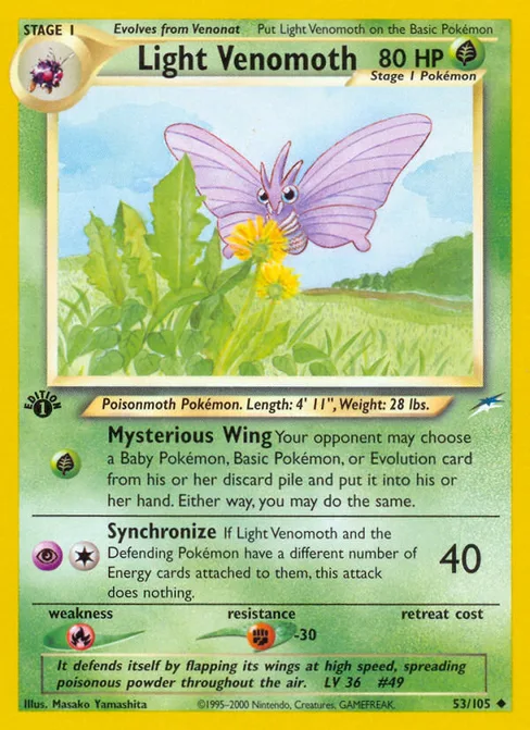 Light Venomoth, Neo Destiny #53