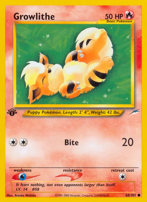 Growlithe, Neo Destiny #68