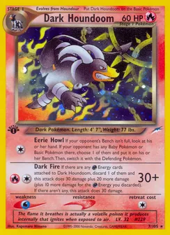 Dark Houndoom, Holofoil
