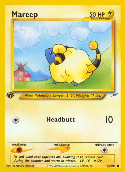 Mareep, Neo Destiny #75