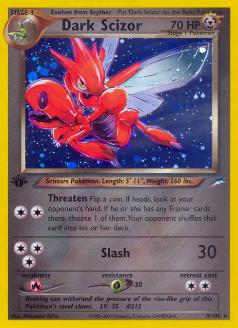 Dark Scizor, Neo Destiny #9
