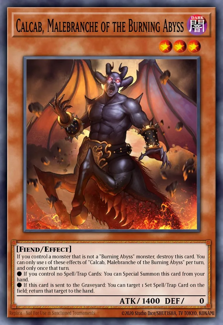 Calcab, Malebranche of the Burning Abyss