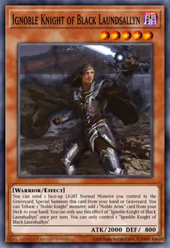Ignoble Knight of Black Laundsallyn