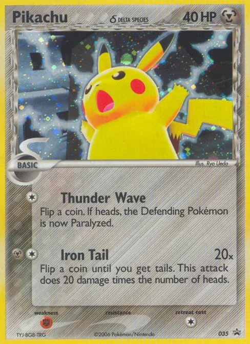 Pikachu δ, Nintendo Black Star Promos #35