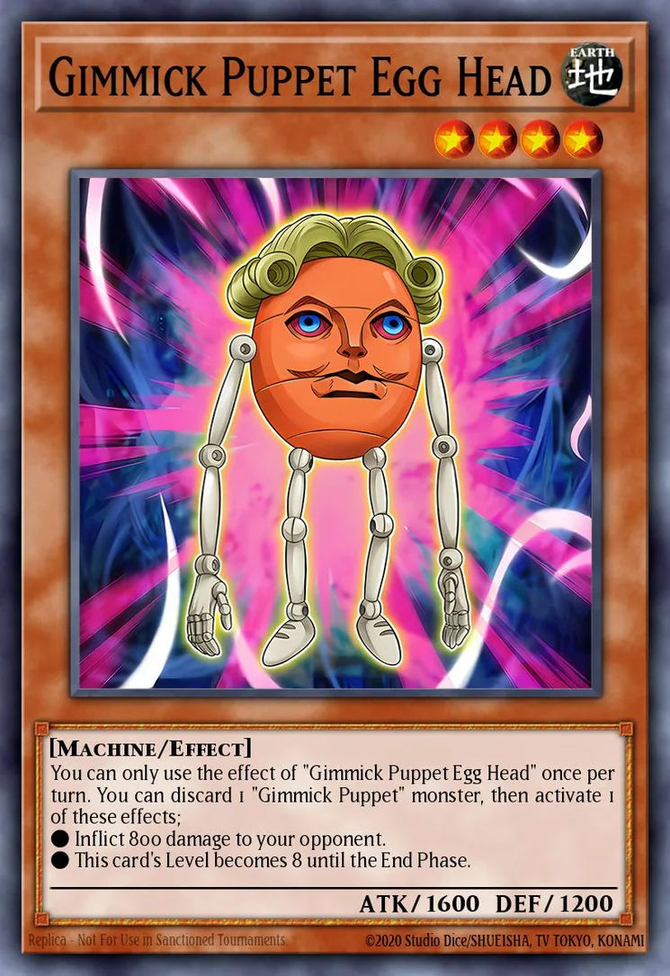 Gimmick Puppet Egg Head