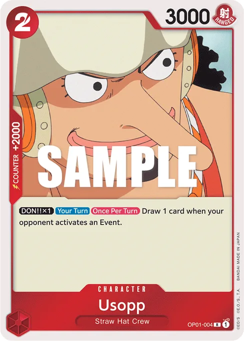 Usopp, ROMANCE DAWN #OP01-004